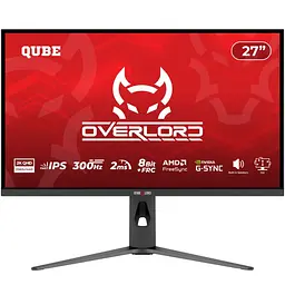 Монітор 27" QUBE Overlord G27Q300H QHD IPS 300Hz (G27Q300H)