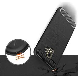 Чохол до мобільного телефона Laudtec для Samsung Galaxy J2 Core Carbon Fiber (Black) (LT-J2C) - мініатюра 8