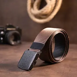 Текстильний ремінь 20538 Vintage коричневий 115 см - мініатюра 5