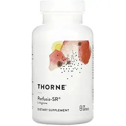 L-аргінін Thorne Perfusia-SR, 120 капсул для підтримки судин та серця