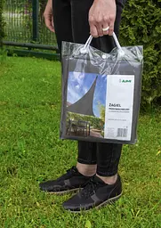 Тент-вітрило Jumi Garden сонцезахисний 3,6 х 3,6 х 3,6 м сірий - мініатюра 6