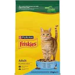 Сухий корм для котів Friskies з лососем та овочами 1.5 кг