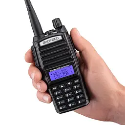 Портативна рація Baofeng UV-82 5W Li-ion UHF/VHF (Чорний) - мініатюра 10