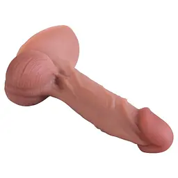 Фалоімітатор Erospace Natural Play D4 21 см тілесний - мініатюра 5
