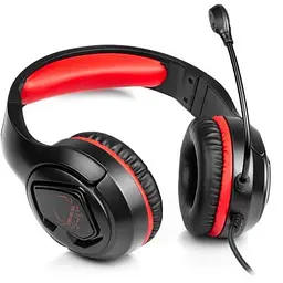 Навушники Real-El GDX-7590 Black/Red (EL124100050) - мініатюра 4