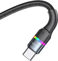 Кабель Type-C To Type-C 100W для швидкісної зарядки та передачі данних 1.2м (6958444975351) - мініатюра 6