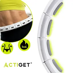 Обруч для талії Actiget (хулахуп) масажний, з обтяженням ACT0140 White - мініатюра 11