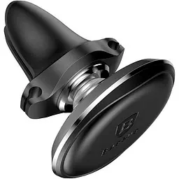 Автотримач Baseus Magnetic Air Vent Car Mount With Cable Clip Black (SUGX020001) [100043] - мініатюра 3
