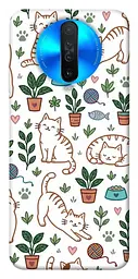 TPU чохол Demsky Cats pattern для Xiaomi Redmi K30