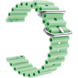 Універсальний ремінець для смарт-годинників Ocean Band 22mm Pistachio [84734]