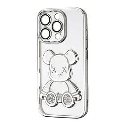 Чохол Shining Bear Case Protected Camera iPhone 16 Pro Silver