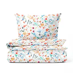 Дитяча постіль Cosas Aquarelle Flowers без простирадла 110х140 см (FlowersAquaColorful_140_2)