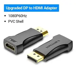 Перехідник DisplayPor M to HDMI F v.2.0 4K 60Hz PVC Vention (HBPB0) - мініатюра 3