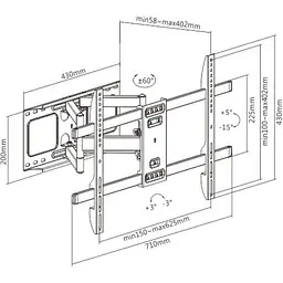 Кріплення для телевізора Gembird WM-80ST-02 [133652] - мініатюра 16