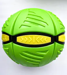 Літаючий м'яч трансформер LED фрісбі тарілка Blast Ball disk зелений - мініатюра 4