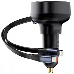 АЗП Baseus Enjoyment Pro 60W (Type-C) + Retractable Type-C+Lightning Cables, в асортименті - мініатюра 7