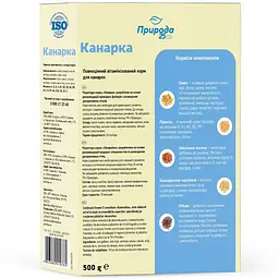 Корм Природа Канарка для канарок і декоративних птахів 500 г (PR241078) - мініатюра 2