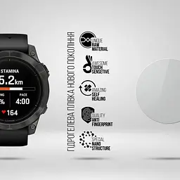 Гідрогелева плівка на годинники Garmin Epix 2 47mm ArmorStandart захисна плівка для смарт годинників прозора (ARM67093) - мініатюра 2