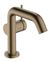 Змішувач для умивальника Hansgrohe Tecturis S CoolStart EcoSmart+ з донним клапаномushed bronze 73323140