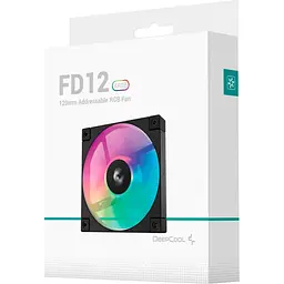 Корпусний вентилятор Deepcool FD12 ARGB Black (R-FD12-BKAPN1-G) [177885] - мініатюра 9
