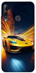 Чохол Demsky Yellow Porsche для Huawei P40 Lite E / Y7p (2020)