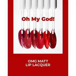 Рідка помада для губ Beauty of Majesty BOM OMG Matt Lip Lacquer #04 TMI 4 г - мініатюра 4