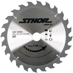 Диск пильний по дереву STHOR Ø=250/30 мм (8833)