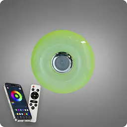 Люстра світлодіодна 517 Dlight RGB з пультом і колонкою 70Вт Білий (02161) - мініатюра 6
