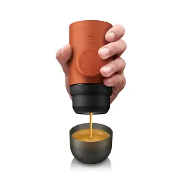 Портативна еспресо-кавоварка Wacaco Minipresso GR2, механічна, для меленої кави, помаранчевий - мініатюра 3