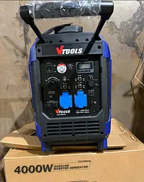 Інверторний Генератор Валіза VTOOLS VG4750iSR (3,8 - 4,0 кВт) з дисплеєм, електростартером, пультом ДУ - мініатюра 8