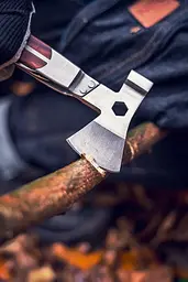 Neo Tools Мультитул, 11в1, молоток, сокира, гайковий ключ, рулетка, викрутка SL і PH, скребок, пила, напилок, ніж, консервний ніж, чохол - мініатюра 2