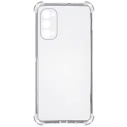 TPU чохол GETMAN Ease logo посилені кути Full Camera для Oppo Reno 4 Pro 5G Безбарвний (прозорий) - мініатюра 5