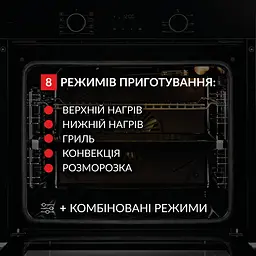 Духова шафа електрична WEILOR FDO6F82BK - мініатюра 4