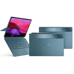 Планшет Lenovo Yoga Tab Plus 16/256GB WiFi Tidal Blue + Keyboard + Pen (ZAEG0039CZ) - мініатюра 2