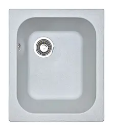 Кухонна мийка Adamant Compacta 430x500x200 світло-сірий 262223, Чорний