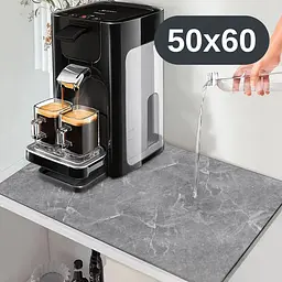 Антиковзаючий кухонний килимок 50×60 см — абсорбуючий для сушіння посуду та під кавоварку KT8001526