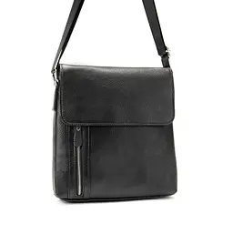 Месенджер чорний з клапаном Tiding Bag M56-17195A - мініатюра 8
