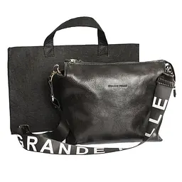 Жіноча шкіряна сумка крос-боді GRANDE PELLE 23×25,5×9 см sum0026343 - мініатюра 3