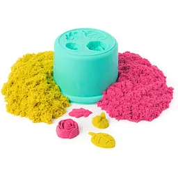 Набір піску для творчості Kinetic Sand Казкові квіти 2 кольори 227 г (71677) - мініатюра 5