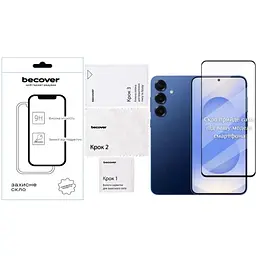 Скло захисне BeCover Samsung Galaxy S25 FE SM-S731 Black (714379) - мініатюра 2