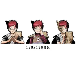 Голографічна наклейка Наруто Гаара Naruto Gaara