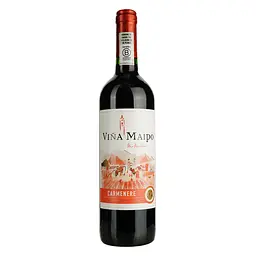 Вино Vina Maipo Mi Pueblo Carmenere красное полусухое, 0,75 л, 12,5% (556925)