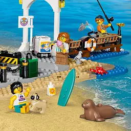 Конструктор LEGO City Класичний трамвай до пляжу (60506) - мініатюра 11