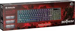 Клавіатура мультимедійна Defender Mayhem GK-360DL (чорна) - мініатюра 4