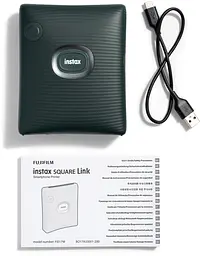 Фотопринтер INSTAX SQ Link Green Fujifilm teh0014844 - мініатюра 3