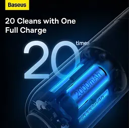 Автомобільний пилосос Baseus A2 Pro Car Vacuum Cleaner(6000pa) White - мініатюра 13