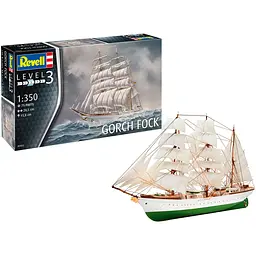 Збірна модель-копія Revell Корабель Gorch Fock 1:350 (RVL-05432) - мініатюра 5