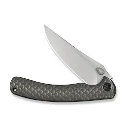 Ніж складаний туристичний Weknife Dracarys, (9.1 см) Böhler M390 / титан 6AL4V сірий - мініатюра 4
