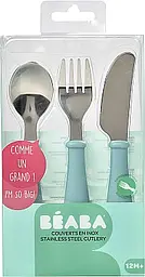 Набір столових приборів Beaba Babycook, 3 предмета, блакитний (913461) - мініатюра 4
