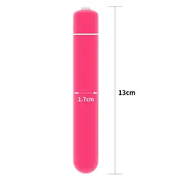Вібратор Lovetoy X-Basic 13 см фуксія - мініатюра 8